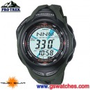 已完售,CASIO PRG-90-3VDR:::PRO TREK太陽能專業登山錶