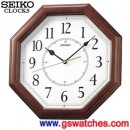 已完售,SEIKO QKS783B(公司貨,保固1年):::SEIKO掛鐘(滑動式秒針),直徑33.2cm