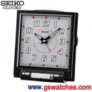 已完售,SEIKO QHK016K(公司貨,保固1年):::SEIKO精緻指針型可選擇式鬧鈴鬧鐘,滑動式秒針,QHK-016K