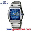 已完售,CASIO EFA-120D-2AVDF:::EDIFICE 指針+數字雙顯錶款系列