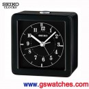 已完售,SEIKO QHE082J(公司貨,保固1年):::SEIKO 精緻指針型鬧鐘,藍色LED燈,滑動式秒針,刷卡不加價