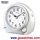 已完售,SEIKO QHK009W(公司貨,保固1年):::SEIKO指針型鬧鐘(滑動式秒針),鈴聲式鬧鐘,刷卡不加價