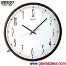 已完售,SEIKO QXA387B(公司貨,保固1年):::SEIKO 木質掛鐘,滑動式秒針,直徑30.5cm,刷卡不加價