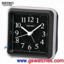 已完售,SEIKO QHE090K(公司貨,保固1年):::SEIKO 精緻指針型鬧鐘,滑動式秒針,刷卡不加價,QHE-090K