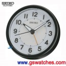 已完售,SEIKO QHE087K(公司貨,保固1年):::SEIKO指針型鬧鐘(滑動式秒針),漸強式嗶嗶鬧鈴,刷卡不加價,QHE-087K