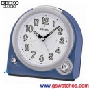 已完售,SEIKO QHK029L(公司貨,保固1年):::SEIKO指針型鬧鐘,滑動式秒針,貪睡,鈴聲,嗶嗶聲,專利夜光,燈光,QHK-029L