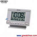 已完售,SEIKO QHL061S(公司貨,保固1年):::SEIKO Digital數位式電子鬧鐘,雙鬧鐘,嗶嗶鬧鈴,貪睡,燈光,月日,星期,溫度,刷卡不加價