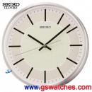 已完售,SEIKO QXA618S(公司貨,保固1年):::SEIKO時尚掛鐘,滑動式秒針,夜光顯示,鋁質外殼,直徑25.5cm,刷卡不加價,QXA-618S