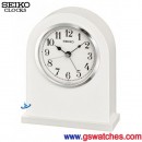 已完售,SEIKO QXE049W(公司貨,保固1年):::SEIKO 木質指針式座鐘,桌上型時鐘,嗶嗶鬧鈴,免運費,刷卡不加價,QXE-049W