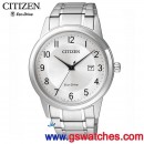 已完售,CITIZEN AW1231-58B(公司貨,保固2年):::Eco-Drive METAL錶環光動能對錶系列(男錶),日期顯示,免運費,刷卡不加價或3期零利率,AW123158B