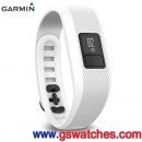 已完售,GARMIN vivofit 3-white亮麗白(公司貨,保固1年):::健康手環,追蹤並顯示步數,距離,消耗熱量,睡眠日記,vivofit-3
