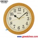 已完售,SEIKO QXA686B(公司貨,保固1年):::SEIKO 木質時尚掛鐘,滑動式秒針,直徑23.5cm,刷卡不加價,QXA-686B