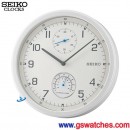 已完售,SEIKO QXA542W(公司貨,保固1年):::SEIKO 時尚掛鐘,溫度顯示,小秒盤設計,直徑35cm,刷卡不加價,QXA-542W