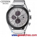 已完售,CITIZEN CA0669-84A(公司貨,保固2年):::Eco-Drive光動能時尚男錶,計時碼錶,日期顯示,24小時制顯示,B612,CA066984A