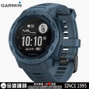 已完售,GARMIN Instinct-lakeside湖濱藍(公司貨,保固1年):::本我系列,GPS腕錶,電子羅盤,氣壓式高度計,心率,TracBack