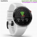已完售,GARMIN approach-s62-white(公司貨,保固1年):::高爾夫GPS腕錶,黑色陶瓷錶圈暨白色矽膠錶帶,approach s62
