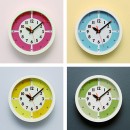 【金響鐘錶】現貨,Lemnos YD15-01 GN,Fun Pun Color-GN(Montessori)(公司貨):::日本製,兒童設計學習鐘,蒙特梭利,FunPunColor-GN