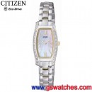 已完售,CITIZEN EG2558-57D(公司貨,保固2年):::Eco-Drive光動能(女用)鑽石經典
