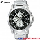 已完售,SEIKO SNAD27J1(公司貨,保固2年):::PREMIER 日本製 Chronograph 7T62兩地時間鬧鈴系列,免運費,刷卡不加價或3期零利率,7T62-0JW0D