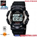 已完售,CASIO GW-9100-1JF(公司貨,保固1年):::太陽能電波時計G-SHOCK GULFMAN防鏽防蝕構造<5局電波接收>
