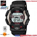 已完售,CASIO GW-9110-1DR(公司貨,保固1年):::太陽能電波時計G-SHOCK GULFMAN防鏽防蝕構造<6局電波接收>