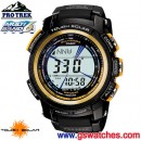 已完售,CASIO PRW-2000A-1DR(公司貨,保固一年):::超薄PRO TREK太陽能電波時計專業登山錶<6局電波接收>,免運費,刷卡不加價或3期零利率