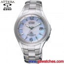 已完售,CITIZEN AS3050-57D(公司貨,保固2年):::ATTESA Eco-Drive光動能電波時計(鈦金屬)<日本電波>