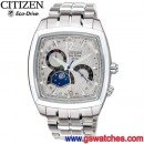 已完售,CITIZEN AP1031-51A(公司貨,保固2年):::月相錶 Eco-Drive光動能