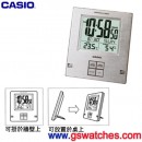 CASIO DQ-950S-8DF(公司貨,保固1年):::CASIO溫度濕度數字型電子鬧鐘,座掛兩用,刷卡不加價,DQ950S