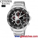 已完售,CITIZEN CA0030-52E(公司貨,保固2年):::Eco-Drive光動能計時碼表[超級鈦(鈦金屬+離子電鍍)]