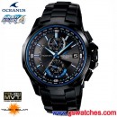 已完售,CASIO OCW-T1000B-1ADF(公司貨,保固3年):::太陽能電波時計OCEANUS精密時計(鈦金屬)<6局電波接收>