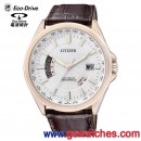 已完售,CITIZEN CB0018-01A(公司貨,保固2年):::Eco-Drive光動能五局接收電波時計(美國,歐洲,日本2局,中國),萬年曆