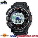 已完售,CASIO PRG-250-1DR(公司貨,保固1年):::PRO TREK太陽能專業登山錶,可旋轉錶圈