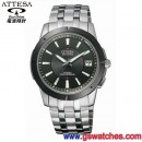 已完售,CITIZEN AS7001-51E(公司貨,保固2年):::ATTESA Eco-Drive光動能 Radio controlled電波時計(鈦金屬),日本局