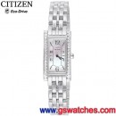 客訂商品,CITIZEN EG2020-79X(公司貨,保固2年):::Eco-Drive光動能時尚女錶(女用),施華洛世奇水晶,免運費,刷卡不加價或3期零利率