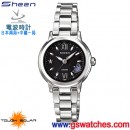 已完售,CASIO SHW-1500D-1ADR:::太陽能電波時計Sheen電波時計<日本兩局+中國一局>