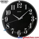 已完售,,SEIKO QXA445K(公司貨,保固1年):::SEIKO 掛鐘,滑動式秒針,直徑34cm,刷卡不加價,QXA-445K
