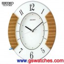 已完售,SEIKO QXA461B(公司貨,保固1年):::SEIKO 掛鐘,滑動式秒針,高33.2,寬27cm,刷卡不加價,QXA-461B