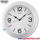 已完售,SEIKO QXA496W(公司貨,保固1年):::SEIKO 大鐘面掛鐘[鋼製外殼],滑動式秒針,直徑46cm,刷卡不加價,QXA-496W