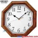 已完售,SEIKO QXA529B(公司貨,保固1年):::SEIKO 木質掛鐘(滑動式秒針),高33cm,寬33cm,刷卡不加價,QXA-529B
