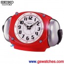 已完售,SEIKO QXK110R(公司貨,保固1年):::SEIKO精緻指針型鬧鐘(超大鬧鈴),刷卡不加價,QXK-110R