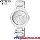 已完售,CITIZEN FE1020-53B(公司貨,保固2年):::Eco-Drive METAL錶環光動能時尚女錶(LADY'S)