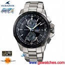 已完售,CASIO OCW-T1010-1ADF(公司貨,保固3年):::太陽能電波時計缺貨,OCEANUS精密時計(鈦金屬)<6局電波接收>,免運費,刷卡不加價或3期零利率