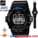 缺貨,CASIO GWX-8900-1DR(公司貨,保固1年):::太陽能電波時計G-SHOCK<6局電波接收>,免運費,刷卡不加價或3期零利率