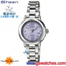 已完售,CASIO SHW-1500D-6ADR(公司貨,保固1年):::太陽能電波時計Sheen電波時計<日本兩局+中國一局>,免運費,刷卡不加價或3期零利率