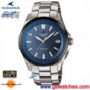 已完售,CASIO OCW-S100F-2ADF(公司貨,保固3年):::太陽能電波時計OCEANUS精密時計(鈦金屬)<6局電波接收>,免運費,刷卡不加價或3期零利率
