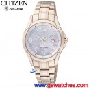 已完售,CITIZEN EW1782-55A(公司貨,保固2年):::日製Eco-Drive光動能時尚女錶(LADY'S),免運費,刷卡不加價或3期零利率