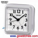 已完售,SEIKO QHE090S(公司貨,保固1年):::SEIKO 精緻指針型鬧鐘,滑動式秒針,LED,貪睡,刷卡不加價,QHE-090S