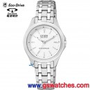 CITIZEN ES5040-51A(公司貨,保固2年):::日製Eco-Drive光動能單局電波時計(中國),對錶(女),H390,免運費,刷卡不加價或3期零利率