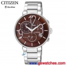 客訂商品,CITIZEN FB1200-51W(公司貨,保固2年):::Eco-Drive光動能時尚女錶(女用),日本製,藍寶石鏡面,台灣限定款,免運費,刷卡不加價或3期零利率